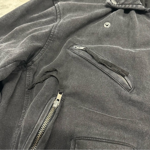 Free People Rebel Cotton Moto Jacket Small - Picture 4 of 12